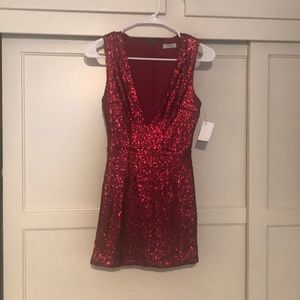 Tobi Sequin Cocktail Dress